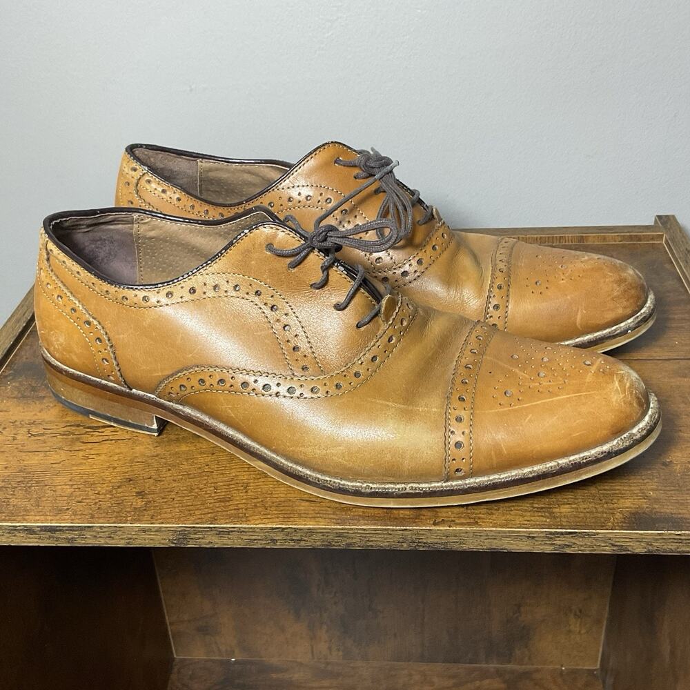 Classic Tan Leather Men's Loafers
